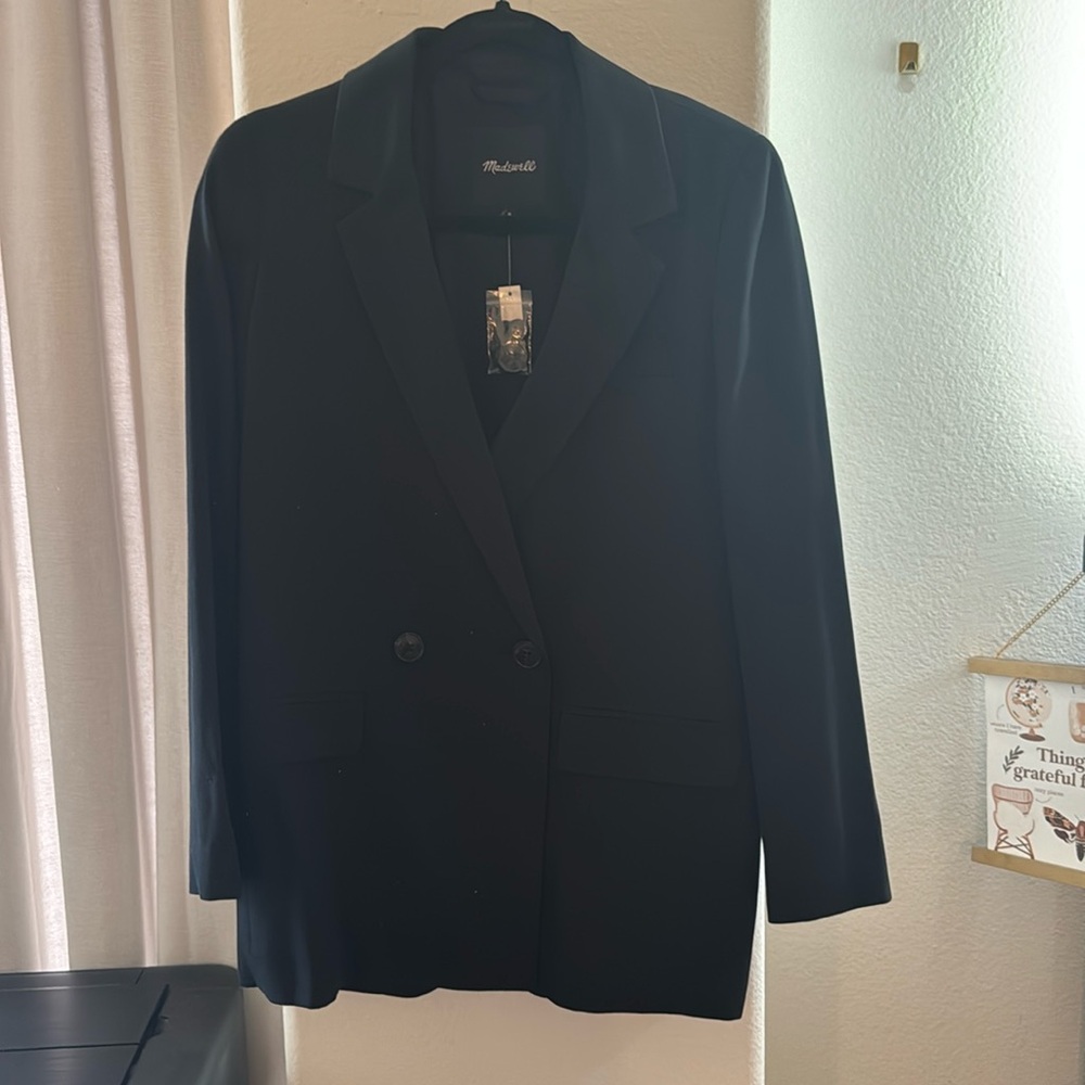 Madewell Blazer - NWT - Black - size M
